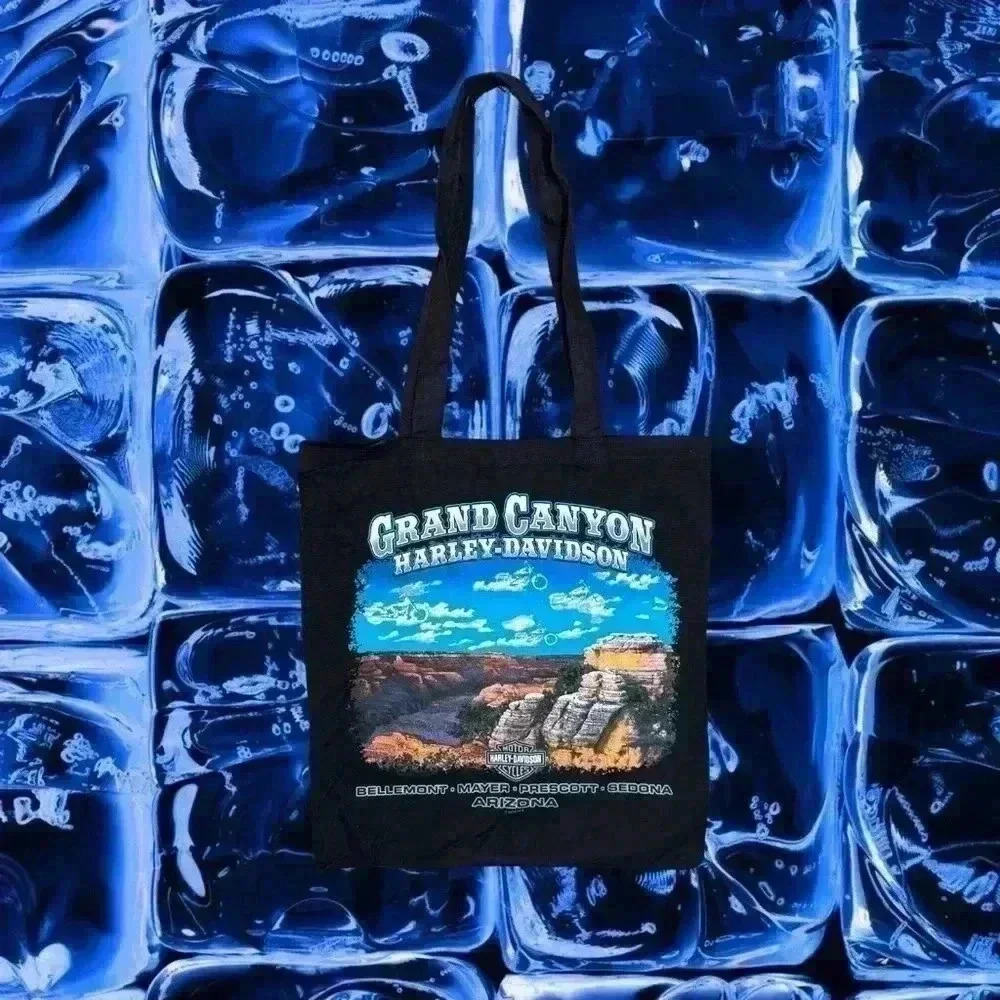 Grand Canyon Harley Davidson Canvas Tote